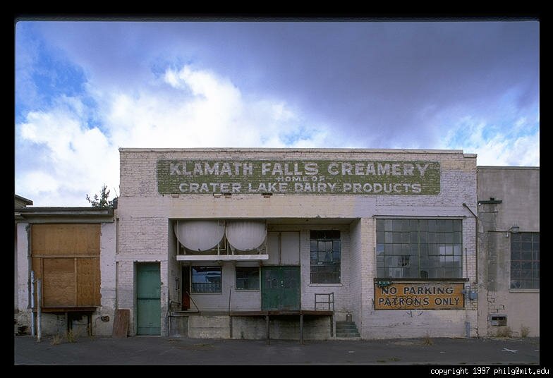 'klamath creamery', by Philip Greenspun